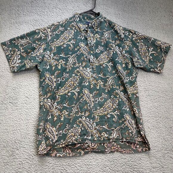 Ono & Company Hawaiian Shirt Mens Large by Liberty House Aloha Button Up - Picture 1 of 12